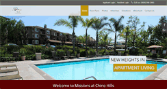 Desktop Screenshot of missionsatchinohillsapartments.com