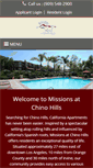 Mobile Screenshot of missionsatchinohillsapartments.com